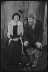 Martha Schlamme and Harry Goz in the stage production Fiddler on the Roof
