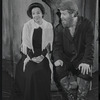 Martha Schlamme and Harry Goz in the stage production Fiddler on the Roof