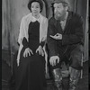 Martha Schlamme and Harry Goz in the stage production Fiddler on the Roof