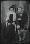 Martha Schlamme and Harry Goz in the stage production Fiddler on the Roof