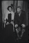 Martha Schlamme and Harry Goz in the stage production Fiddler on the Roof