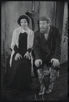 Martha Schlamme and Harry Goz in the stage production Fiddler on the Roof