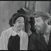 Martha Schlamme and Harry Goz in the stage production Fiddler on the Roof