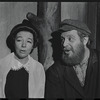 Martha Schlamme and Harry Goz in the stage production Fiddler on the Roof