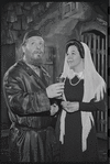 Harry Goz and Martha Schlamme in the stage production Fiddler on the Roof