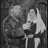 Harry Goz and Martha Schlamme in the stage production Fiddler on the Roof