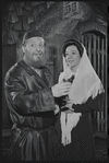 Harry Goz and Martha Schlamme in the stage production Fiddler on the Roof