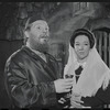 Harry Goz and Martha Schlamme in the stage production Fiddler on the Roof