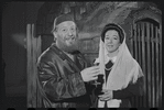 Harry Goz and Martha Schlamme in the stage production Fiddler on the Roof