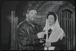 Harry Goz and Martha Schlamme in the stage production Fiddler on the Roof