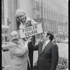 Peg Murray, Paul Lipson and unidentified in publicity for the stage production Fiddler on the Roof