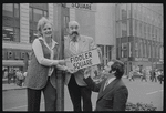 Peg Murray, Paul Lipson and unidentified in publicity for the stage production Fiddler on the Roof