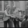 Peg Murray, Paul Lipson and unidentified in publicity for the stage production Fiddler on the Roof