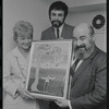 Paul Lipson, Peg Murray and unidentified in publicity for the stage production Fiddler on the Roof