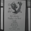 Poster for Zero Mostel in the stage production Fiddler on the Roof