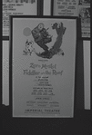 Poster for Zero Mostel in the stage production Fiddler on the Roof