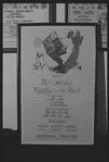 Poster for Zero Mostel in the stage production Fiddler on the Roof