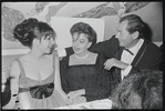 Liza Minnelli, Judy Garland and Mark Herron at opening night of the stage production Flora, the Red Menace