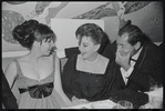 Liza Minnelli, Judy Garland and Mark Herron at opening night for the stage production Flora, the Red Menace
