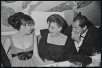 Liza Minnelli, Judy Garland and Mark Herron at opening night of the stage production Flora, the Red Menace