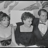 Liza Minnelli, Judy Garland and Mark Herron at opening night of the stage production Flora, the Red Menace