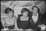 Liza Minnelli, Judy Garland and Mark Herron at opening night of the stage production Flora, the Red Menace