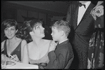 Liza Minnelli [center] at opening night of the stage production Flora, the Red Menace