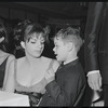 Liza Minnelli [center] at opening night of the stage production Flora, the Red Menace