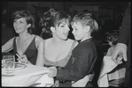 Liza Minnelli [center] at opening night for stage production Flora, the Red Menace