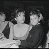 Liza Minnelli [center] at opening night of the stage production Flora, the Red Menace