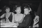 Liza Minnelli [center] at opening night of the stage production Flora, the Red Menace