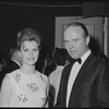 Lee Remick [left] at the opening night of the stage production Flora, the Red Menace