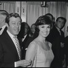 Adolph Green and Phyllis Newman at opening night of the stage production Flora, the Red Menace