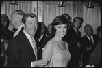 Adolph Green and Phyllis Newman at opening night of the stage production Flora, the Red Menace