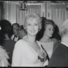 Celeste Holm at opening night of the stage production Flora, the Red Menace