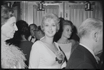 Celeste Holm at opening night of the stage production Flora, the Red Menace