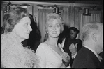 Celeste Holm at opening night of the stage production Flora, the Red Menace