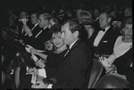 Judy Garland and Mark Herron [center] at opening night of the stage production Flora, the Red Menace