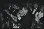 Judy Garland and Mark Herron [center] at the opening night for the stage production Flora, the Red Menace