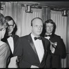 Harold Prince [center] at opening night of the stage production Flora, the Red Menace
