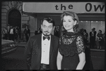 Jessica Walter [right] and unidentified at opening night of the stage production Flora, the Red Menace