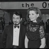 Jessica Walter [right] and unidentified at opening night of the stage production Flora, the Red Menace
