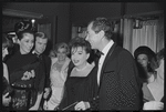 Judy Garland and Mark Herron [center] at opening night of the stage production Flora, the Red Menace