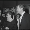 Judy Garland and Mark Herron [center] at opening night of the stage production Flora, the Red Menace