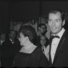 Judy Garland and Mark Herron [center] at opening night of the stage production Flora, the Red Menace