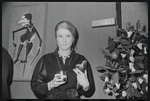 Elaine Stritch at opening night of the stage production Flora, the Red Menace