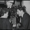 Judy Garland and Farley Granger at opening night of the stage production Flora, the Red Menace
