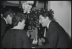 Judy Garland and Farley Granger at opening night of the stage production Flora, the Red Menace