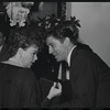 Mark Herron, Judy Garland and Farley Granger at opening night of the stage production Flora, the Red Menace