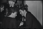 Mark Herron, Judy Garland and Farley Granger at opening night of the stage production Flora, the Red Menace